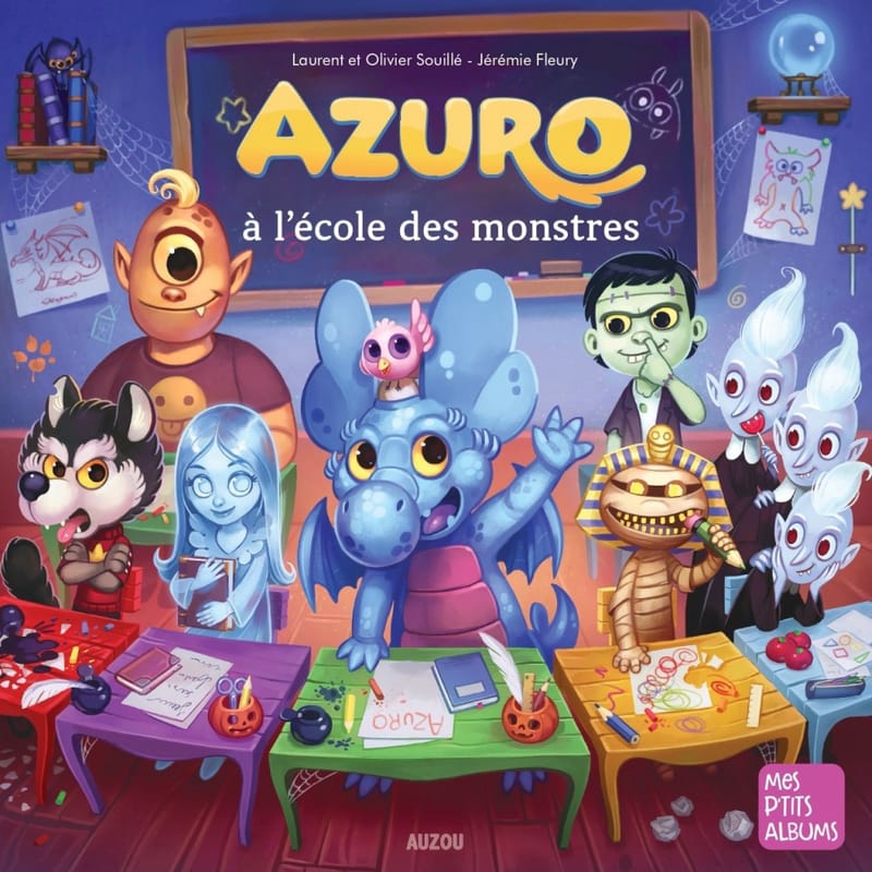 Azuro-a-lecole-des-monstres-livre-audio-fiction-histoires-pour-enfants-azuro