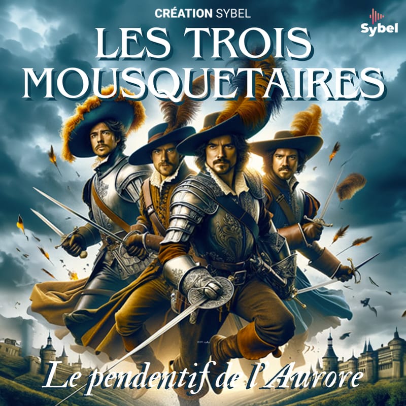 Les-trois-mousquetaires-et-le-pendentif-de-laurore-livre-audio-fiction-drame-sybel