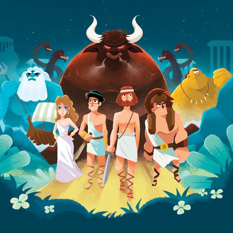 Mythes-et-legendes-les-heros-grecs-serie-audio-documentaire-education-pour-enfants-unique-he-ritage-media