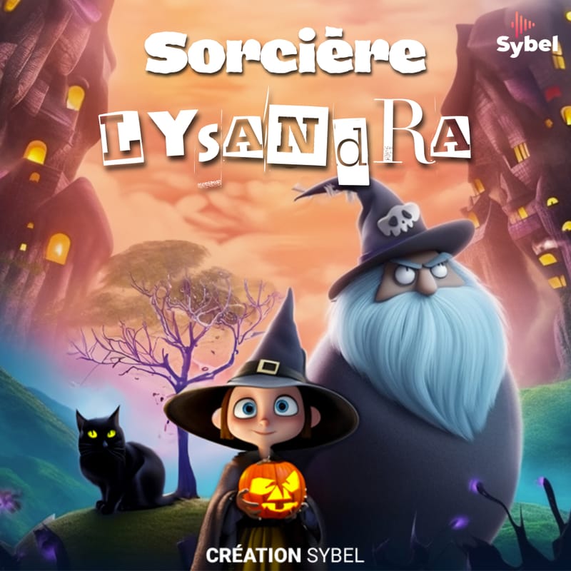 Sorciere-lysandra-serie-audio-fiction-histoires-pour-enfants-sybel